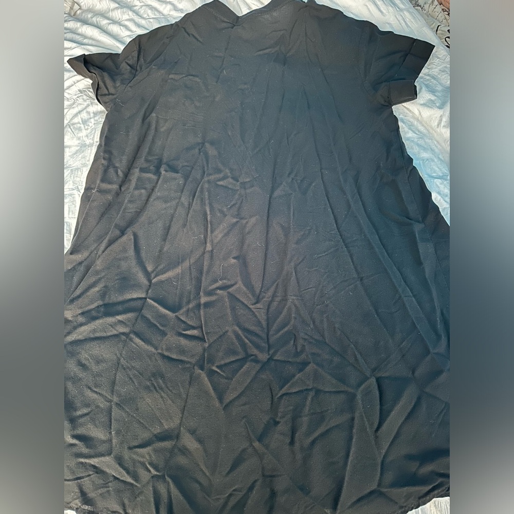 HM black basic dress flowy material size 4